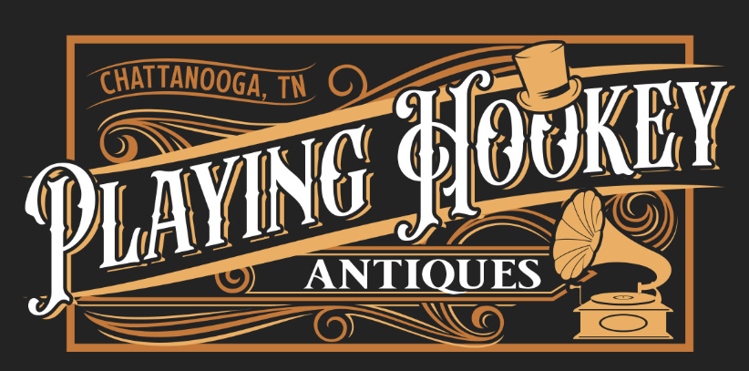 Playing Hookey Antiques Logo